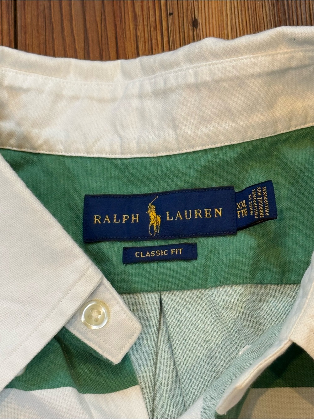 Polo Ralph Lauren Classic Fit XXL Multi Color Lifesaver Long sleeve Button up - Picture 3 of 9